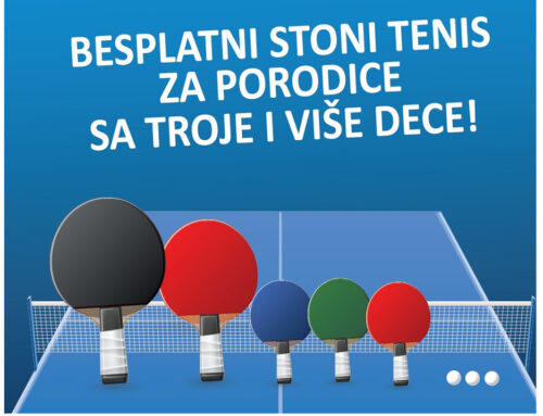 Besplatan stoni tenis za porodice i decu